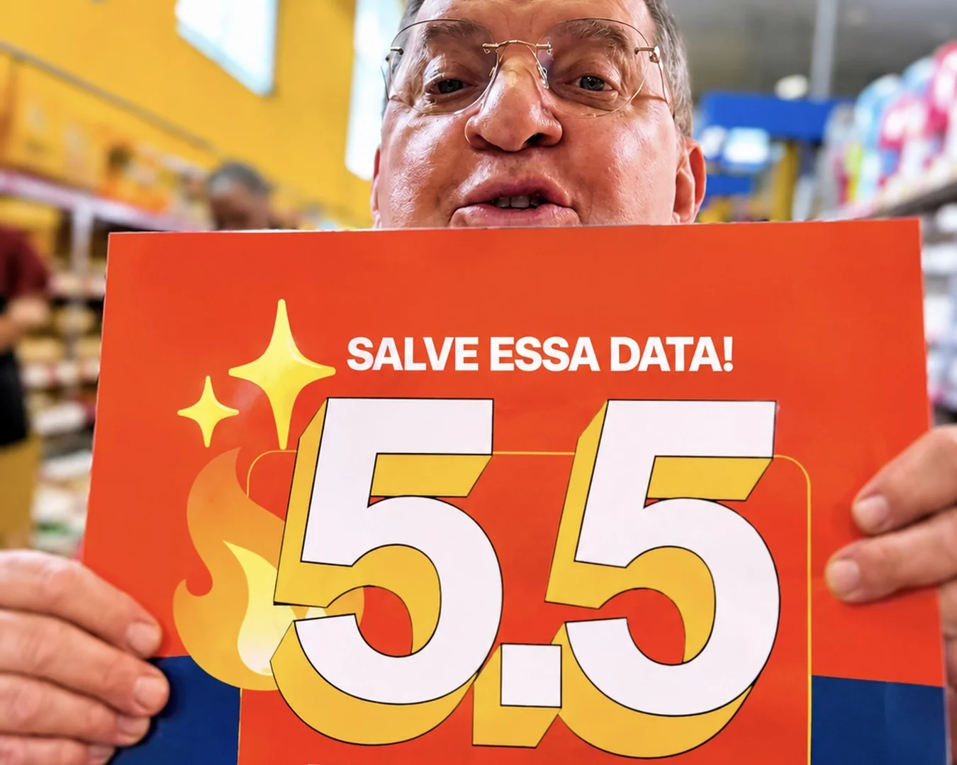 5.5 movimenta as lojas da Rede Super Show com ofertas relâmpago no açougue.